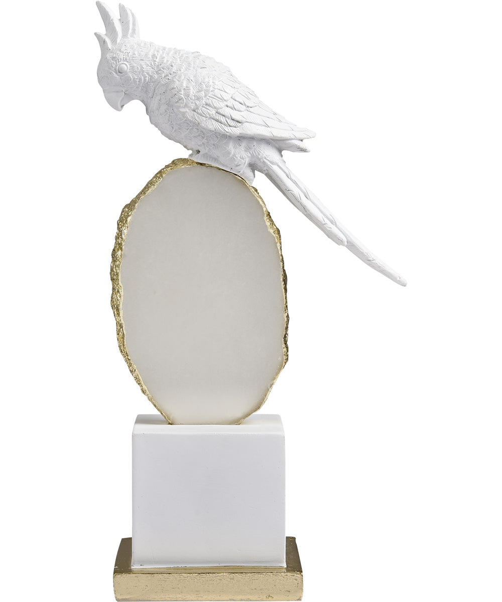 Cockatiel Sculpture - Small White