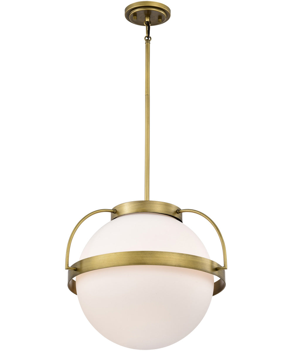 Lakeshore 1-Light Pendant Natural Brass