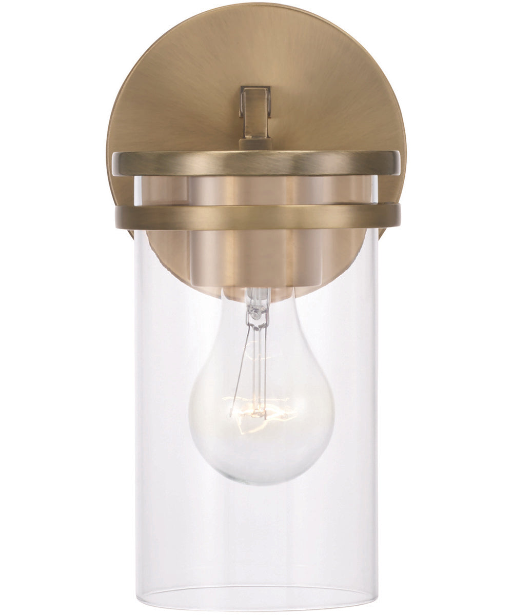 Fuller 1-Light Sconce Aged Brass