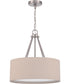 Duke 3-Light Pendant Brushed Polished Nickel