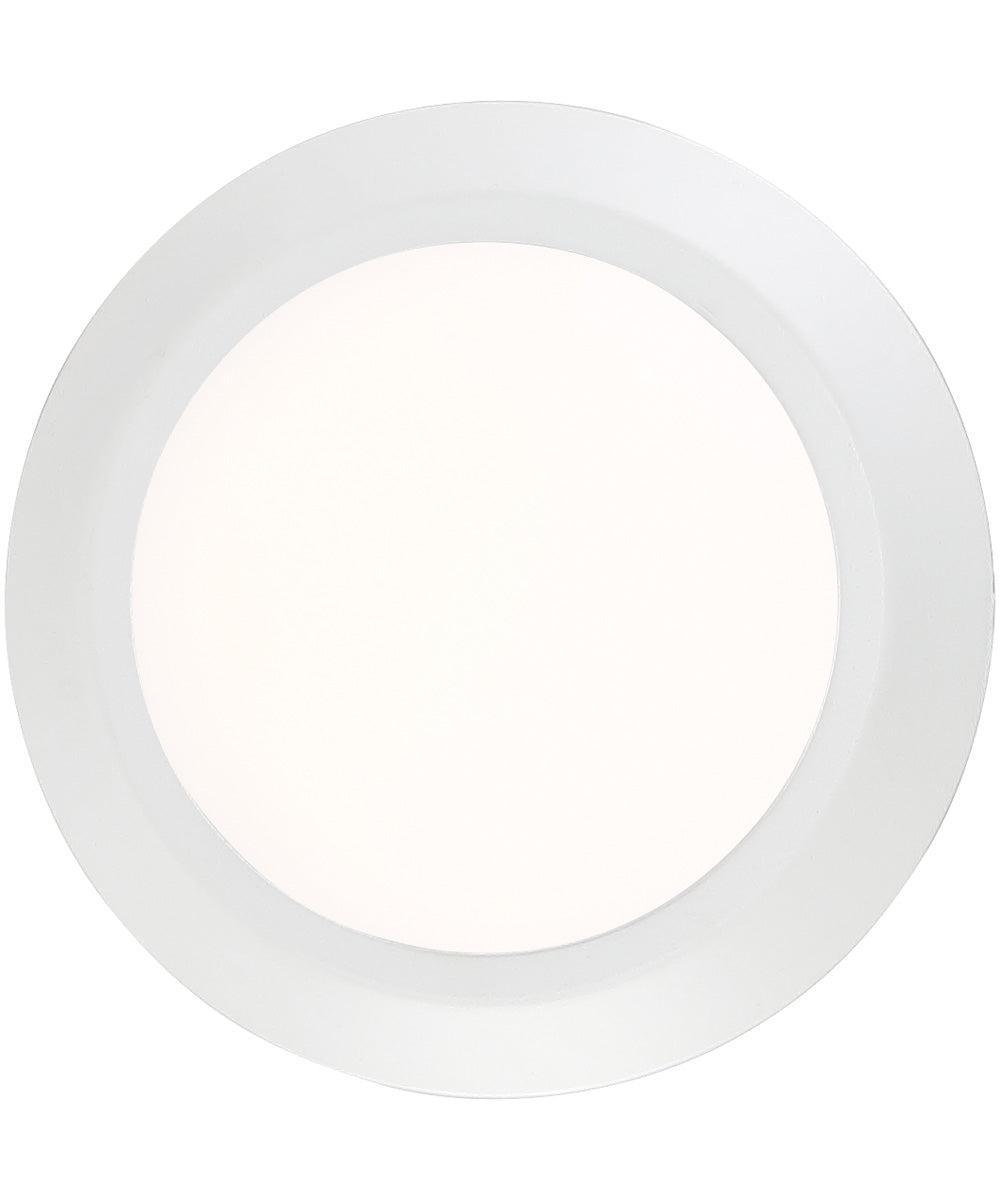 Verge  Flush Mount White Lustre