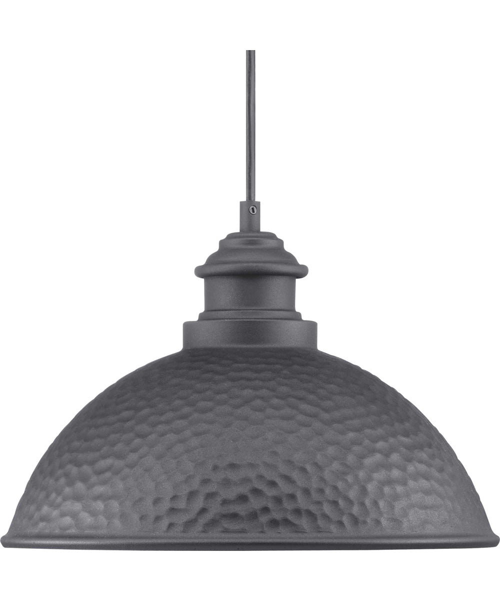 Englewood 1-Light Hanging Lantern Textured Black
