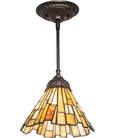 8" Wide DeLighta Jadestone Mini Pendant