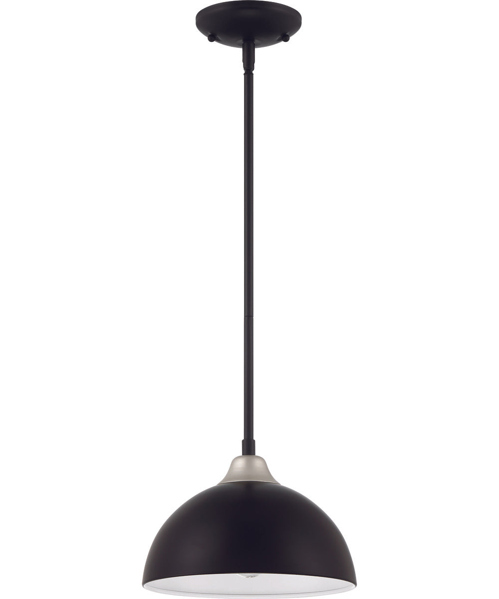 Kahn 1-Light Outdoor Pendant Midnight / Satin Aluminum