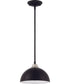 Kahn 1-Light Outdoor Pendant Midnight / Satin Aluminum