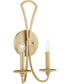 Maryse 2-light Wall Mount Light Fixture Aged Brass