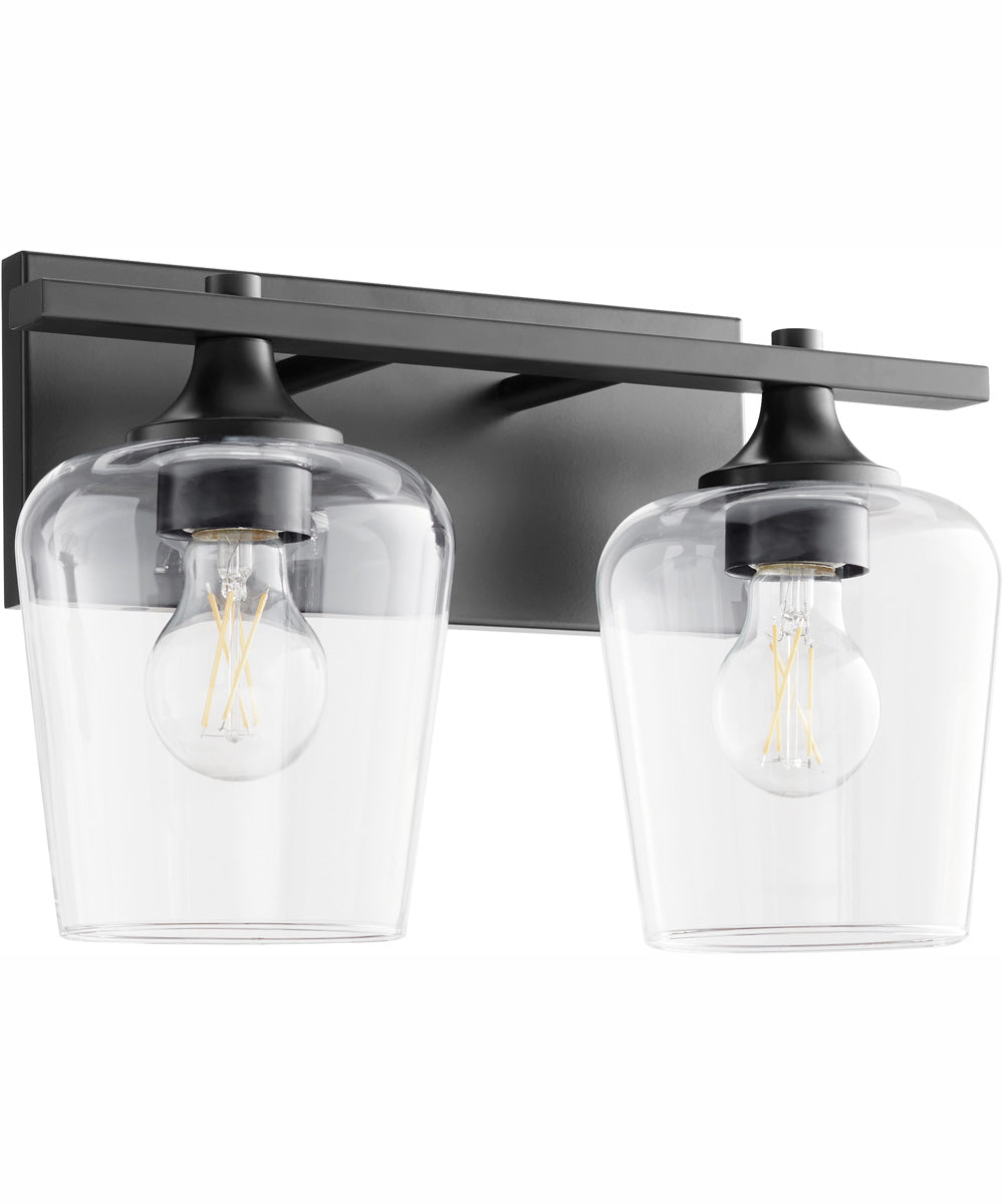 Veno 2-light Bath Vanity Light Matte Black