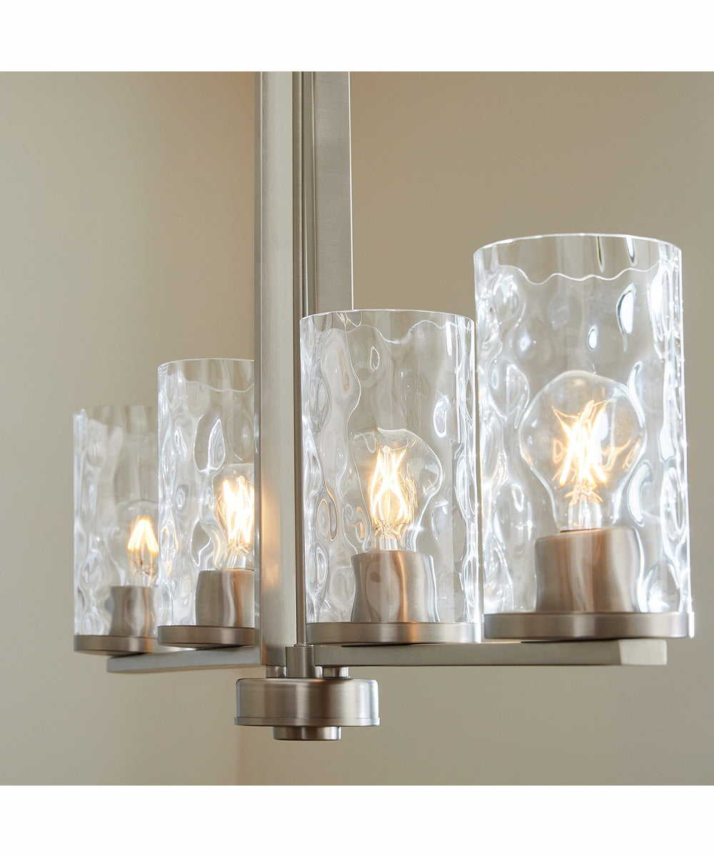 Steinway 4-light Chandelier Satin Nickel