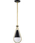 Admiral 1-Light Pendant Matte Black