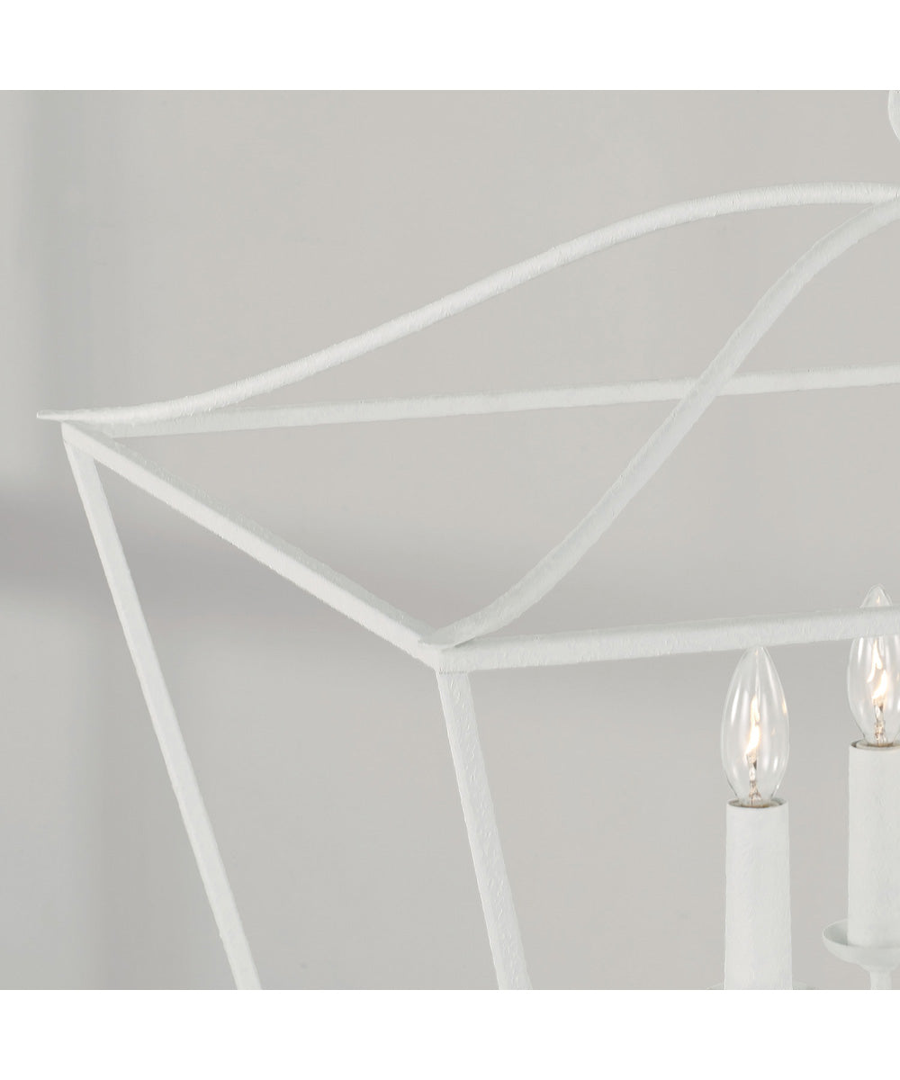 Grady 4-Light Pendant Textured White