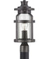 Haslett 1-Light Post Lantern Antique Pewter