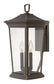 19"H Bromley 3-Light Medium Outdoor Wall Light in Oil Rubbed Bronze