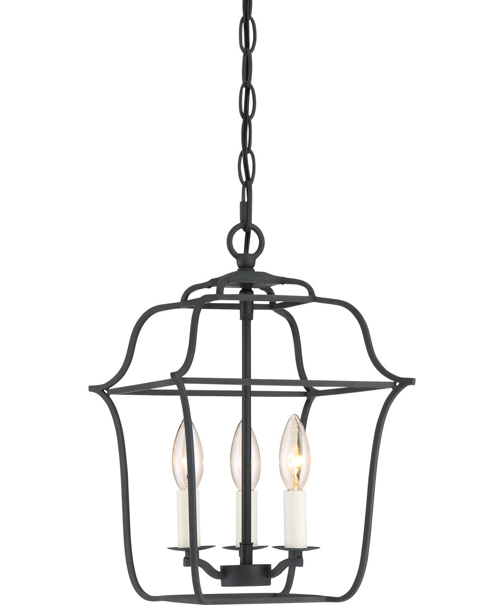 Gallery 3-light Pendant Royal Ebony