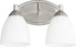 14"W Barkley 2-light Bath Vanity Light Satin Nickel