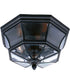 Newbury Medium 3-light Outdoor Ceiling Light Mystic Black