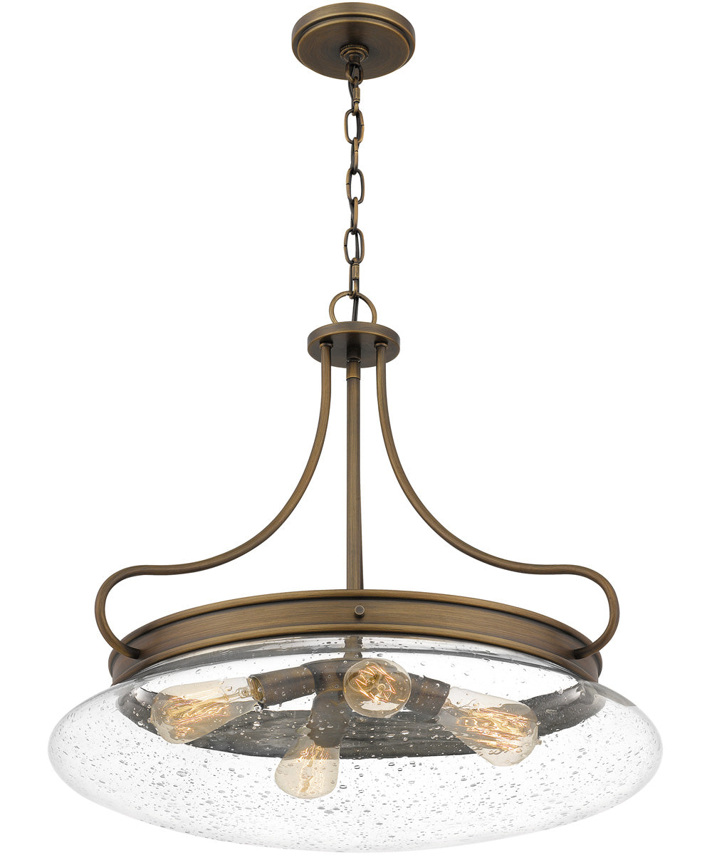Tucker 4-light Pendant French Bronze