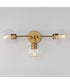Knox 3-Light Bath Vanity Light Natural Aged Brass