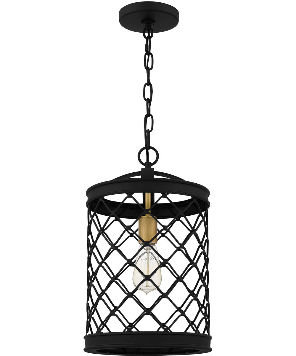 Calais Small 1-light Mini Pendant Earth Black