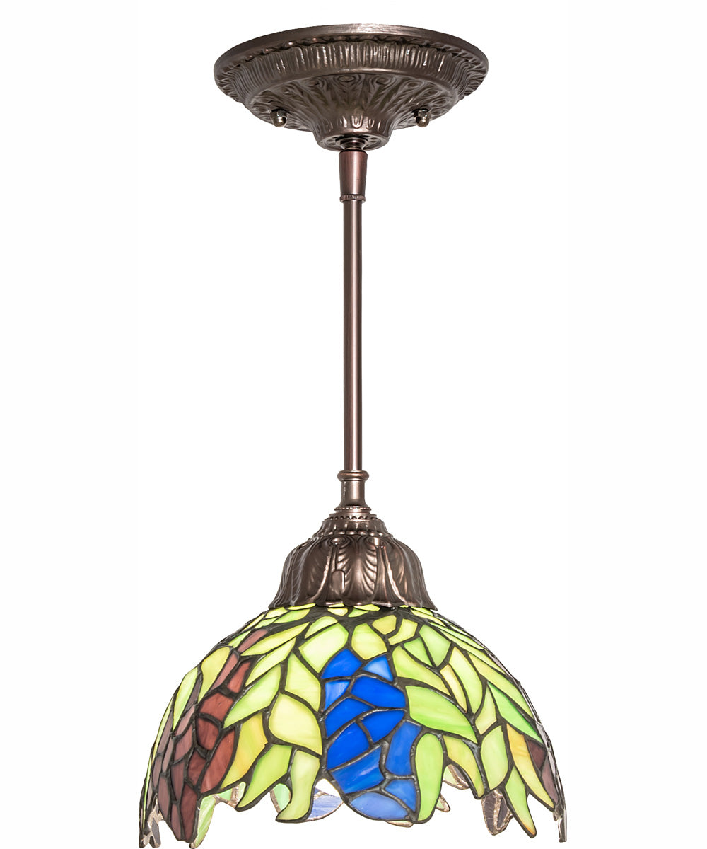 8" Wide Tiffany Honey Locust Mini Pendant