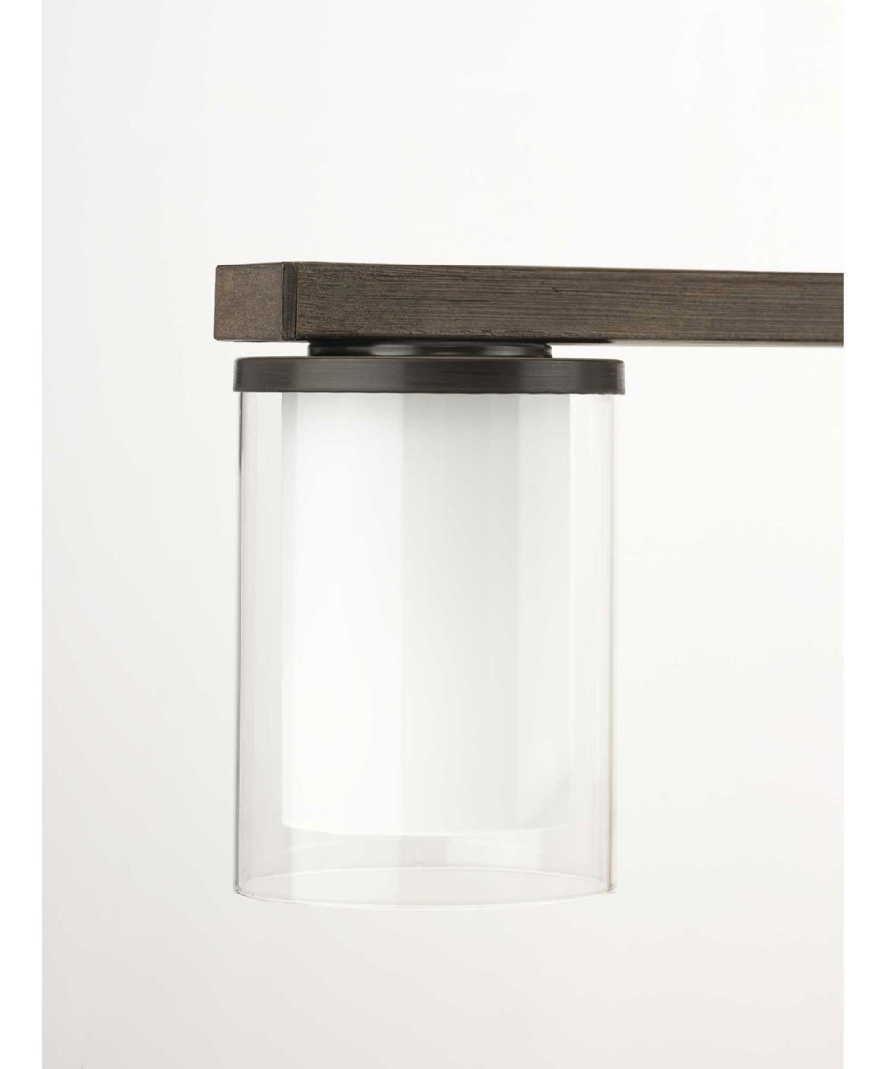 Mast 4-Light Linear Chandelier Antique Bronze