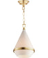 Giza 11.25 inch 1-Light Pendant Satin Brass