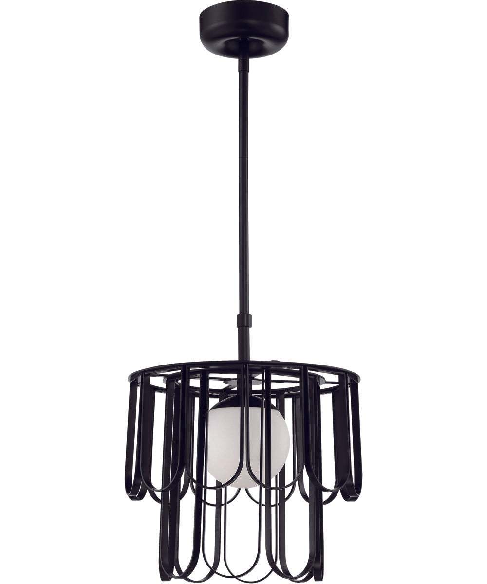 Melody 1-Light Pendant Flat Black
