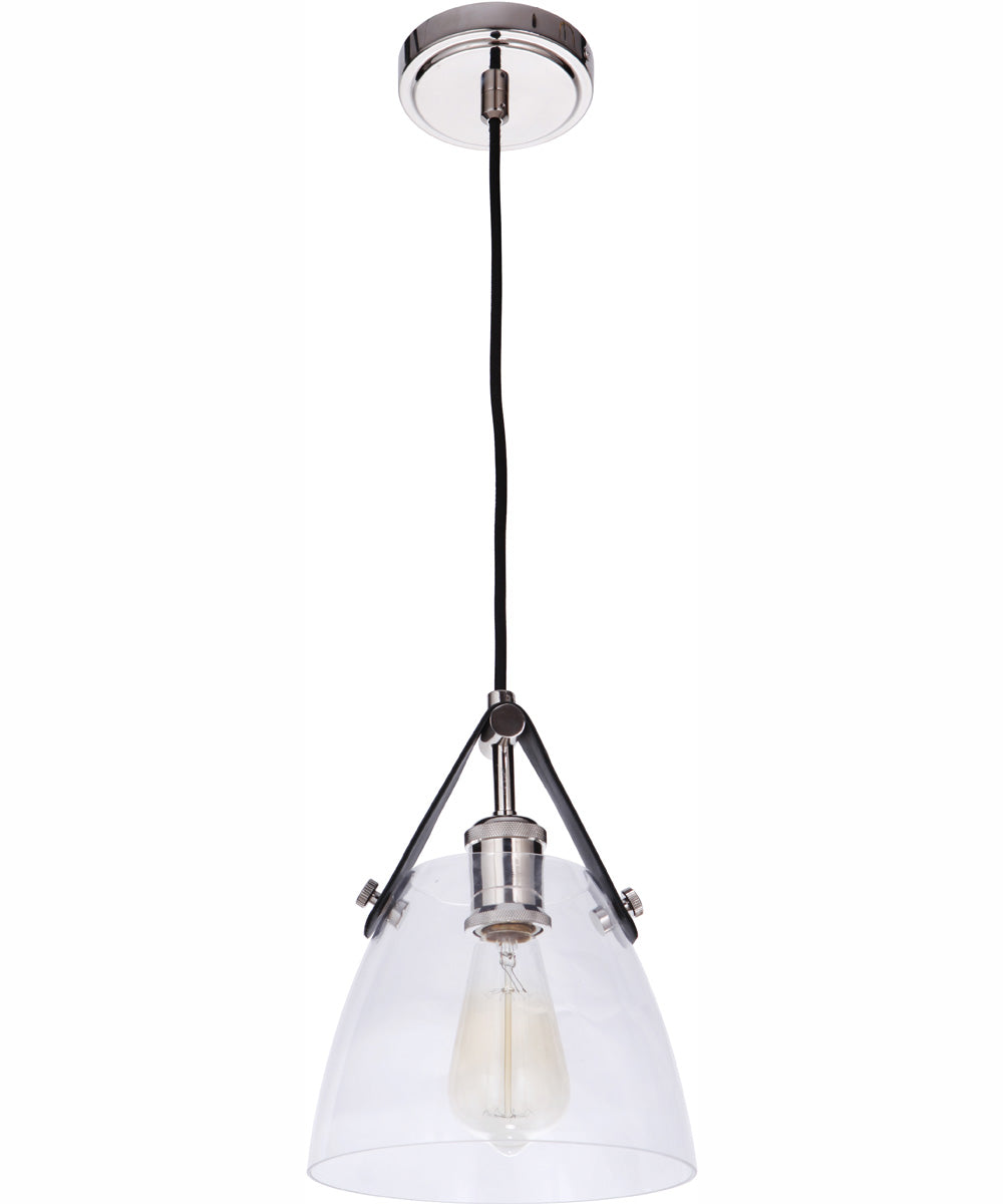 Hagen 1-Light Pendant Polished Nickel