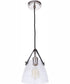 Hagen 1-Light Pendant Polished Nickel
