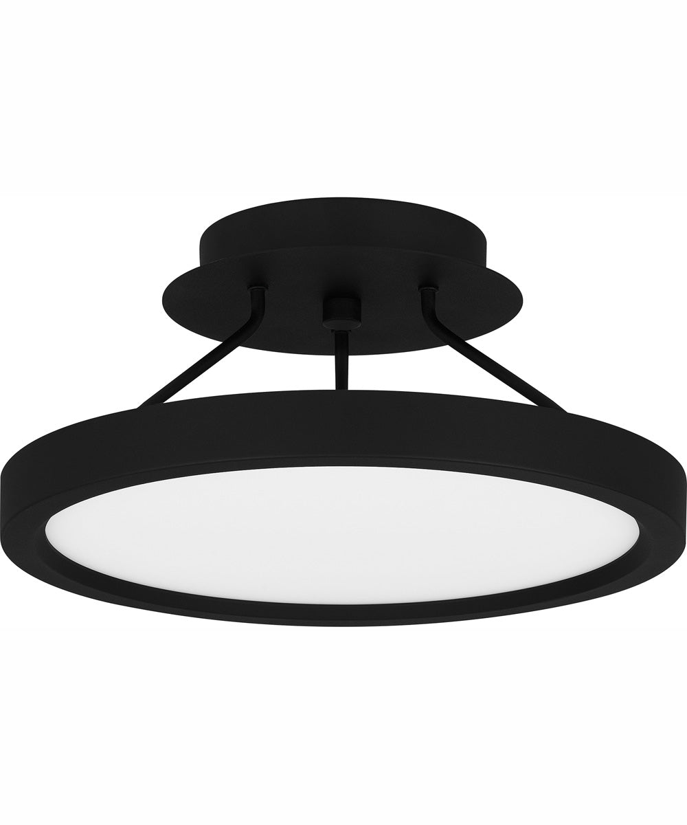Outskirts Small Semi Flush Mount Earth Black
