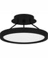 Outskirts Small Semi Flush Mount Earth Black