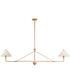 Kismet 2-Light Pendant Gold Leaf