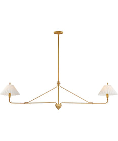 Kismet 2-Light Pendant Gold Leaf