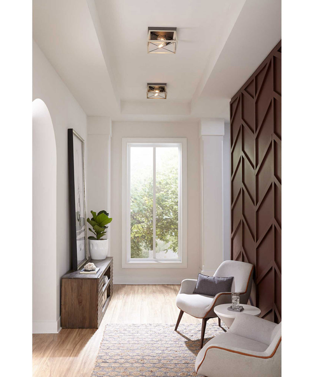 Briarwood 2-Light Flush Mount Graphite