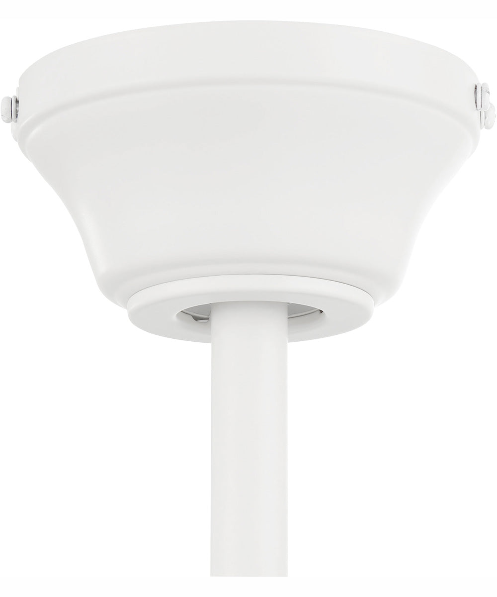 52" Teana 1-Light Ceiling Fan White/Satin Brass