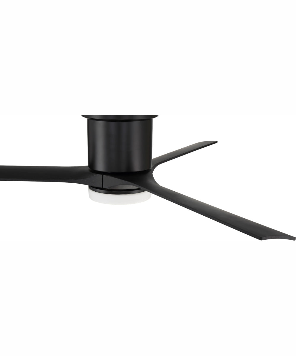 60" Burke 1-Light Ceiling Fan Flat Black