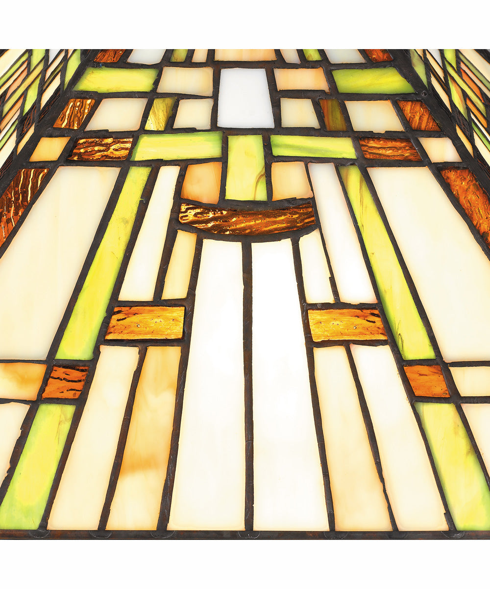 Tiffany Small 2-light Table Lamp Matte Black