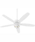 60" Breeze Patio 2-light LED Patio Indoor/Outdoor Ceiling Fan Studio White