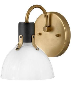 Argo 1-Light Single Light Vanity in Heritage Brass