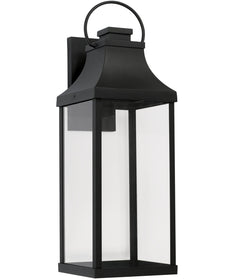 Bradford 1-Light Outdoor Wall-Lantern Rain or Shine - Black
