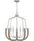 Challis 5-light Chandelier Antique Nickel