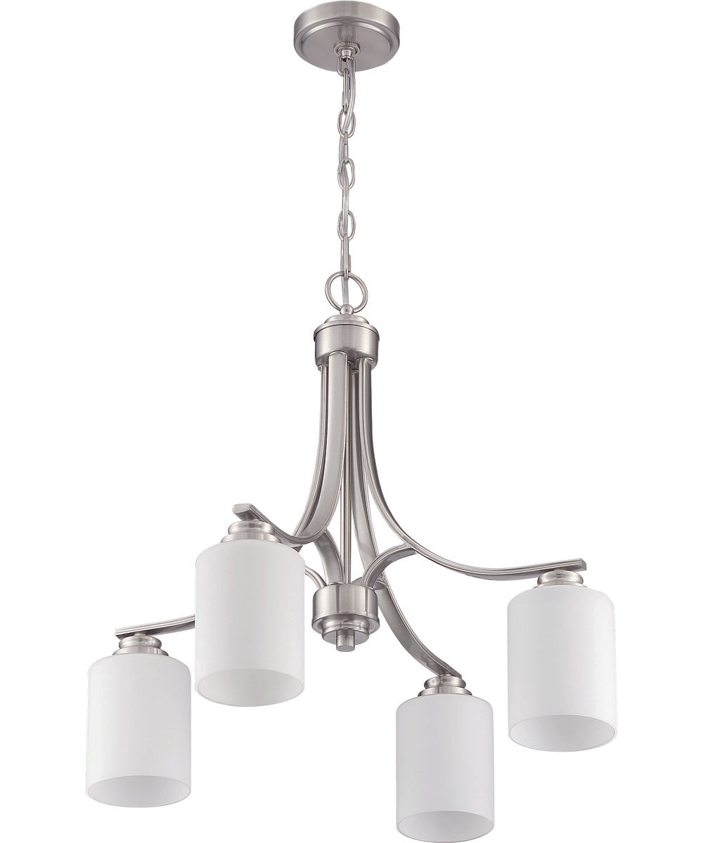 Bolden 4-Light Chandelier Brushed Polished Nickel