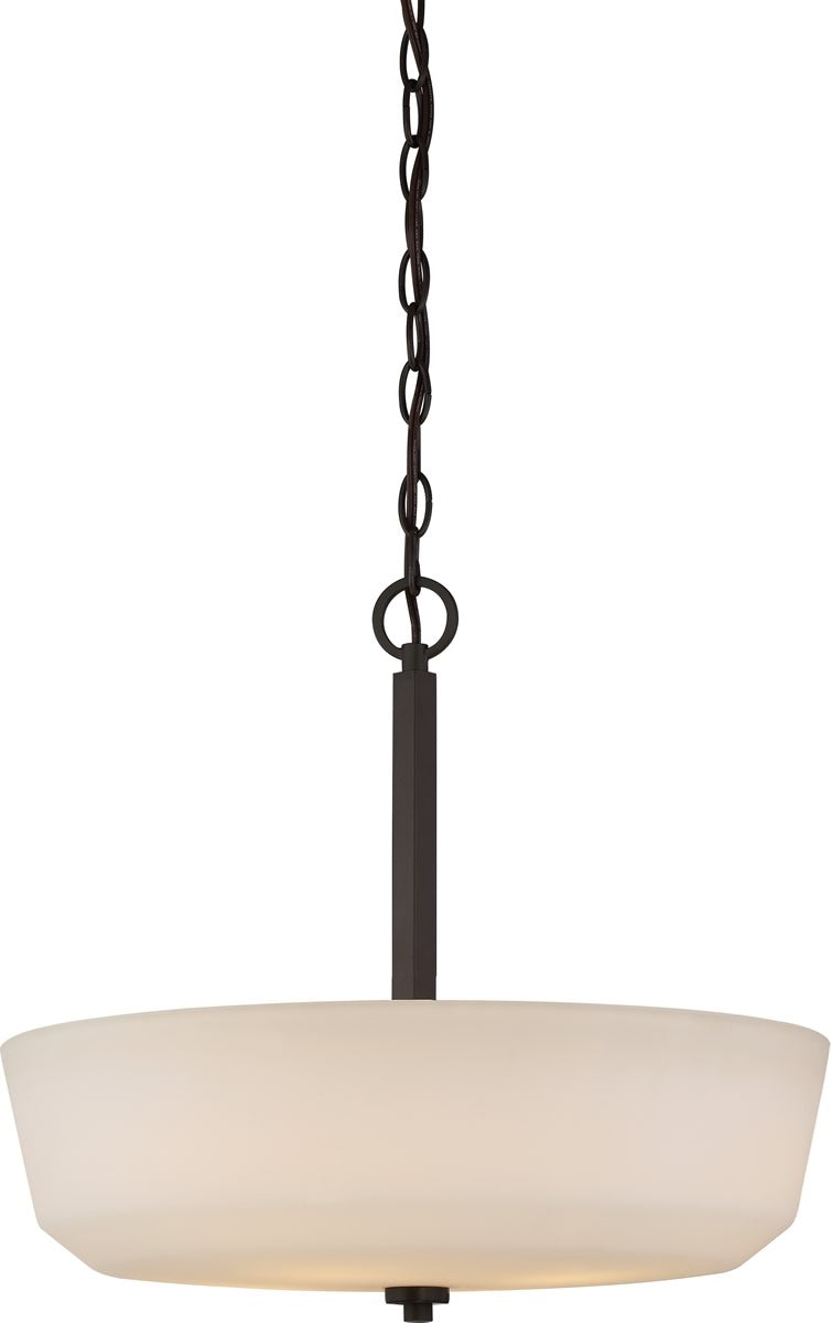 18"W Willow 4-Light Pendant Forest Bronze