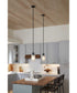 League 1-Light Etched Glass Modern Farmhouse Mini-Pendant Hanging Light Matte Black