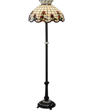 62" High Roseborder Floor Lamp
