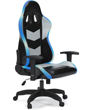 Lynxtyn Home Office Swivel Desk Chair Black/Gray