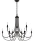 Mirren 9-light Chandelier Imperial Bronze