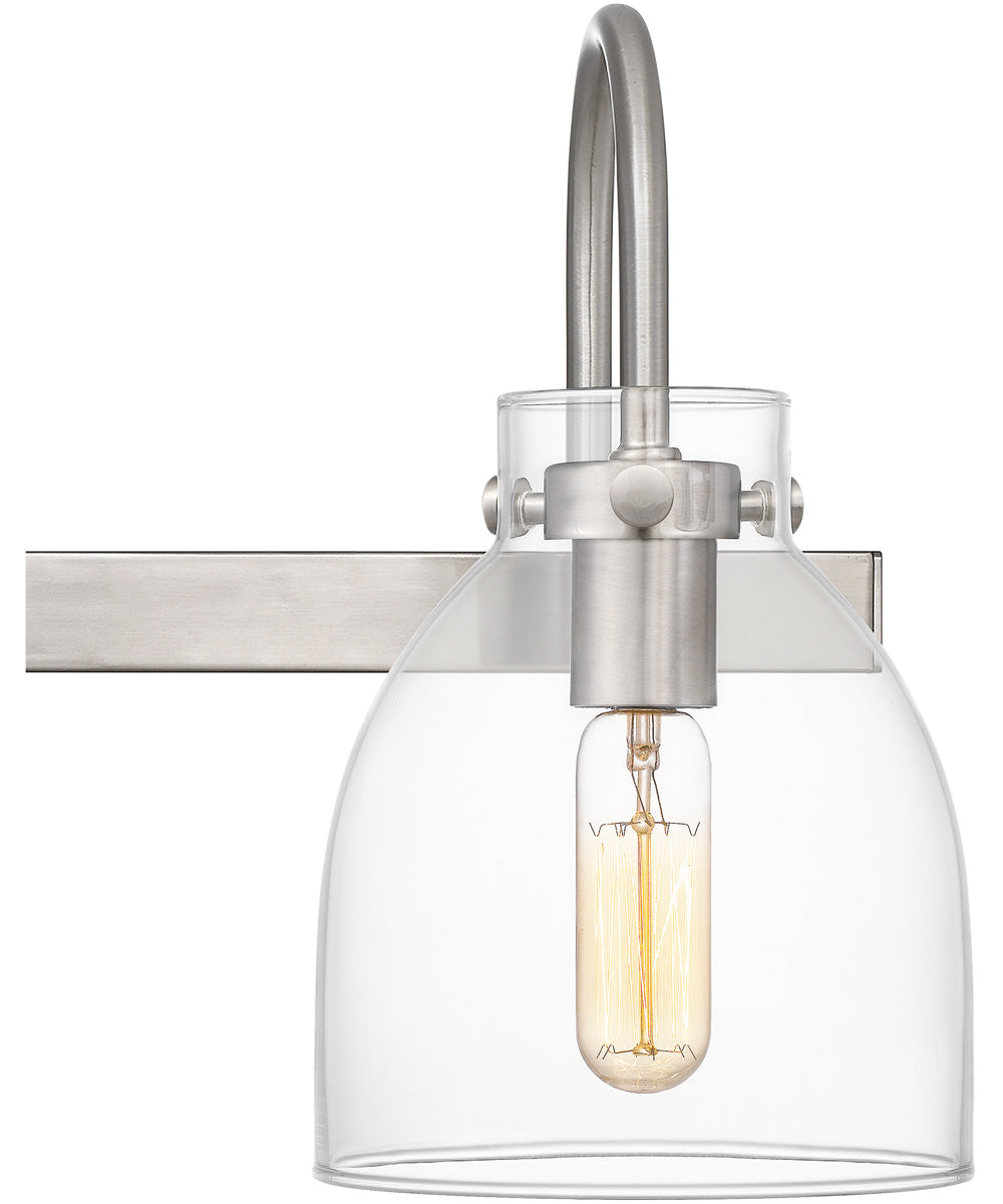 Atmore Large 3-light Bath Light Brushed Nickel