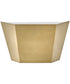 Vin 2-Light Sconce in Heritage Brass