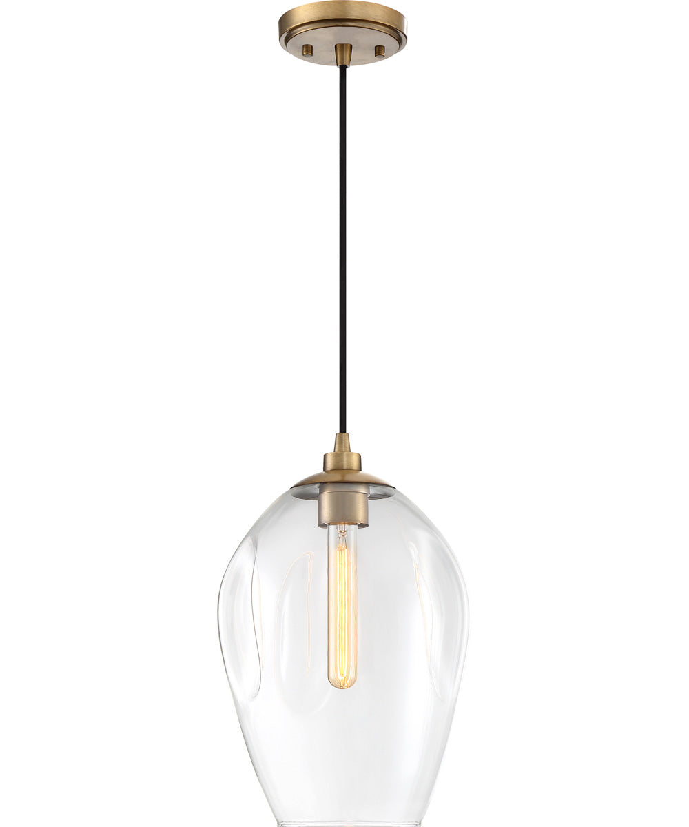 Nostalgia Small 1-light Mini Pendant Weathered Brass