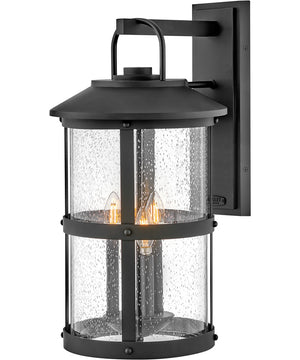 Lakehouse 3-Light Extra Large Wall Mount Lantern in Black